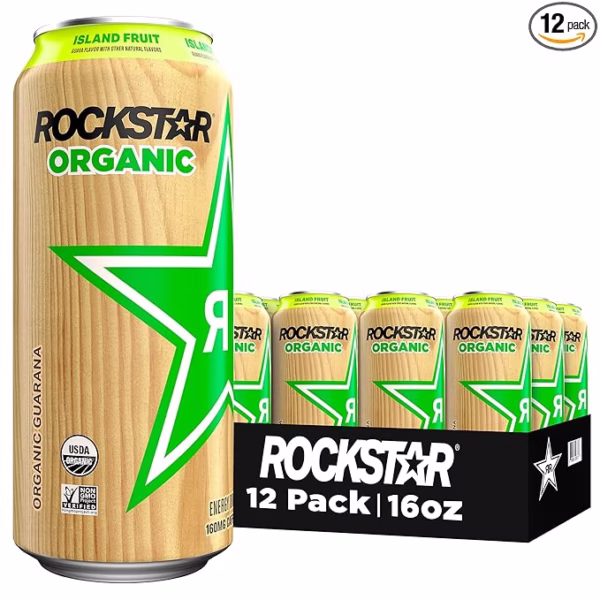 Rockstar Energy Organic Island Fruit